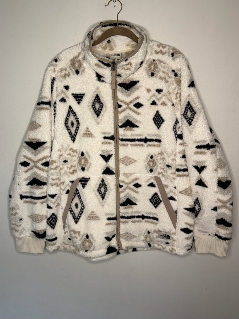 The North Face Women’s Campshire Full Zip Sherpa Fleece Jacket XL Aztec Print
